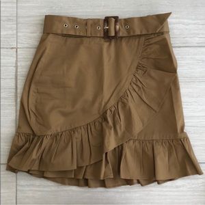 MAJORELLE belted skirt XS